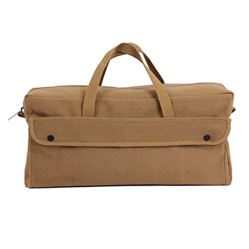 Rothco Canvas Jumbo Mechanic Tool Bag, Coyote Brown - Image 4