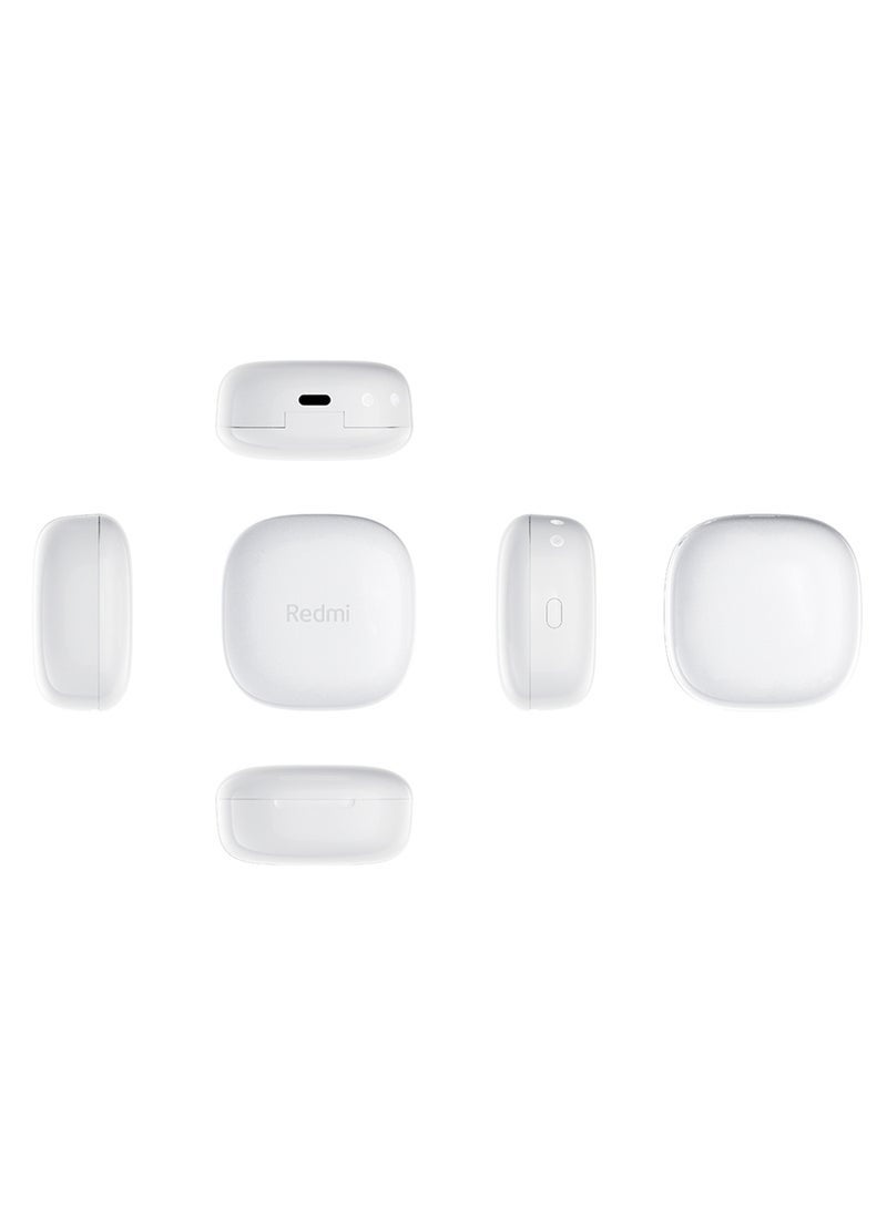 ELTRAZONE Buds 6 Play Wireless Earbuds | 10mm Dynamic Driver | AI Noise Cancellation | Bluetooth 5.4 | Comfortable Fit, Seamless Connection & Up to 36 Hours Playtime – White - Image 2