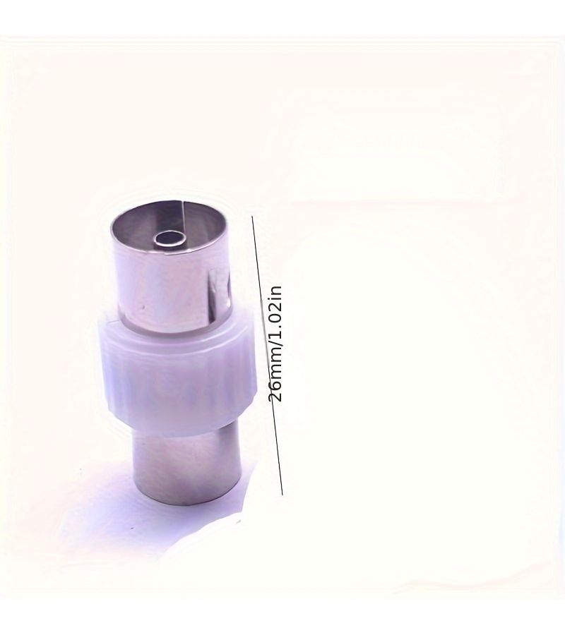 RF Dual Port Adapter Female To Female Cable TV Straight Through Converter - Image 2