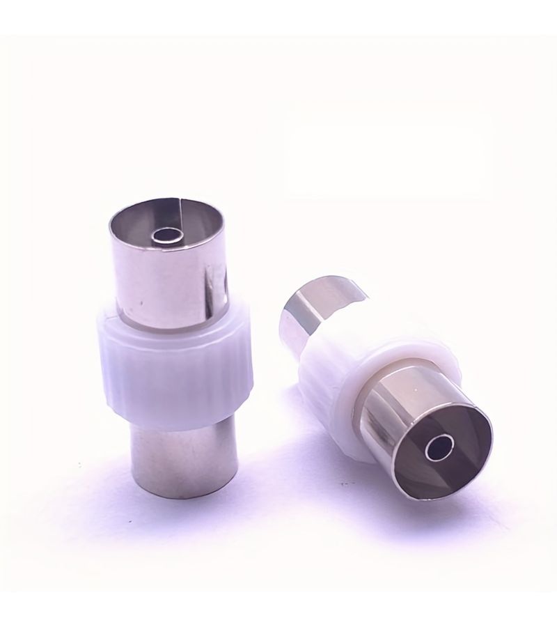 RF Dual Port Adapter Female To Female Cable TV Straight Through Converter - Image 5
