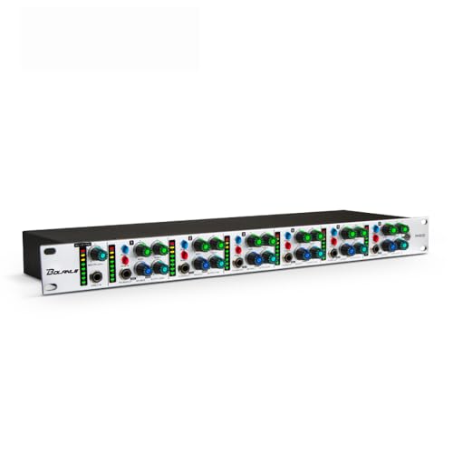 Bolanle PH6000 6-Channel Headphone Distribution Amplifier, 12 Outputs with 2-Band EQ Per Channel, High-Power XLR Studio Mixing Amp for Recording, Stage, Rehearsal - Image 1