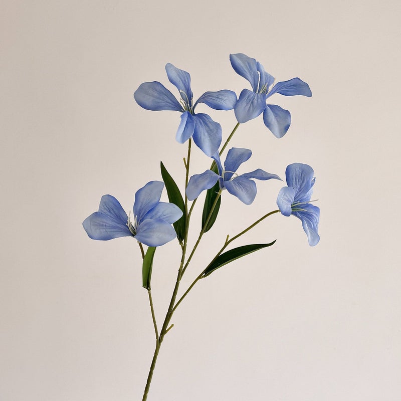 Oil Painting Wind Flaming Orchid Artificial Flowers Fake Flowers Home Living Room Decoration Wedding Auditorium Garden Set Shop Window Decoration - Image 1