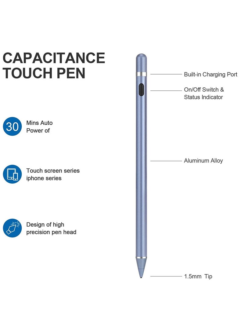 ELTRAZONE Active Stylus Pens for Touch Screens, Active Pencil Smart Digital Pens Fine Point Stylist Pen Compatible with iPhone iPad,Samsung/Android Smart Phone&Tablet Writing Drawing - Image 4