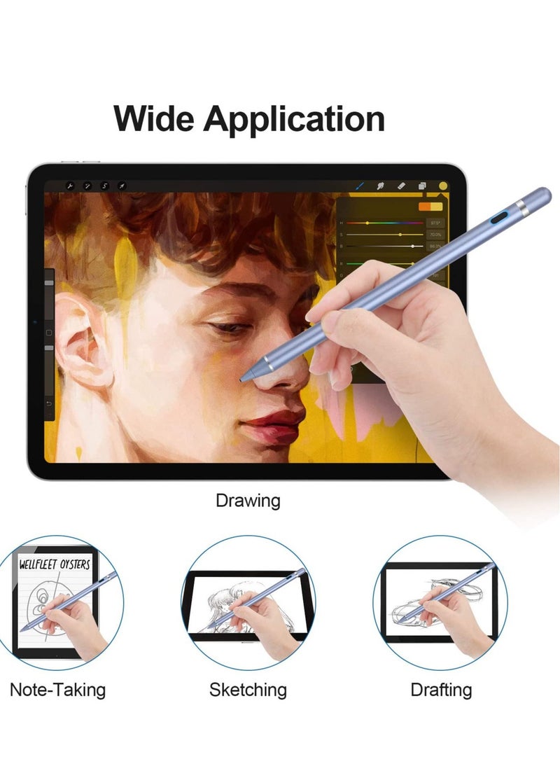 ELTRAZONE Active Stylus Pens for Touch Screens, Active Pencil Smart Digital Pens Fine Point Stylist Pen Compatible with iPhone iPad,Samsung/Android Smart Phone&Tablet Writing Drawing - Image 2