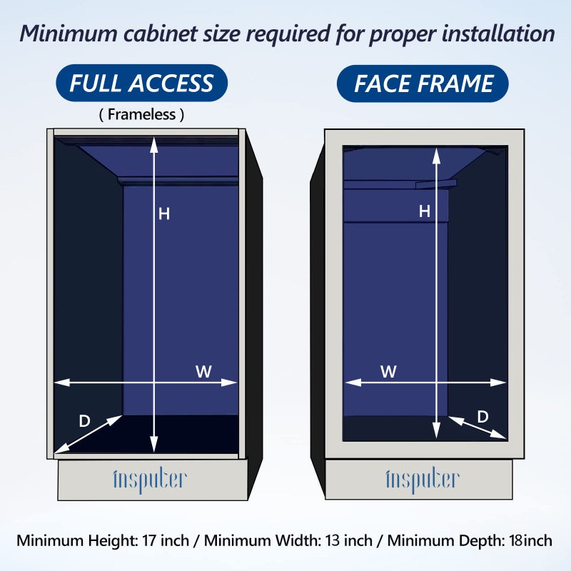 Insputer Pull Out Trash Can Under Cabinet, Requires 13" W X 18" D Cabinet, Under Sink Trash Can Kit, Slide Out Garbage for Kitchen(Not Included Can) - Image 5
