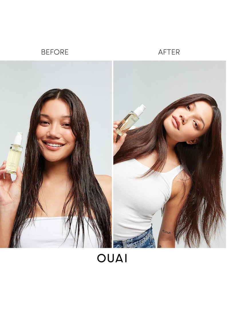 Ouai - OUAI Hair Oil - Hair Heat Protectant Oil for Frizz Control - Adds Hair Shine and Smooths Split Ends - Color Safe Formula - Paraben, Phthalate and Sulfate Free - Image 1