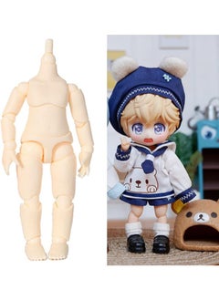 silvercnc Flexible 13 Ball Jointed Doll Body with Spare Hands No Head OB11 Dolls Action Figures for 1/12 Dolls DIY Making Supplies Kids Toys - White  - Image 3