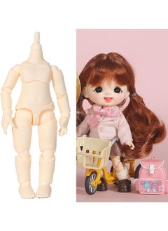 silvercnc Flexible 13 Ball Jointed Doll Body with Spare Hands No Head OB11 Dolls Action Figures for 1/12 Dolls DIY Making Supplies Kids Toys - White  - Image 5