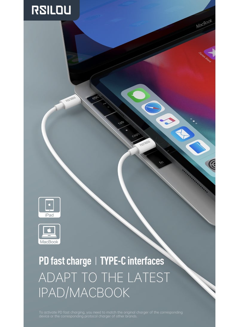rsilou Type-C to Type-C Fast Charging Data Cable (100cm) - Image 4