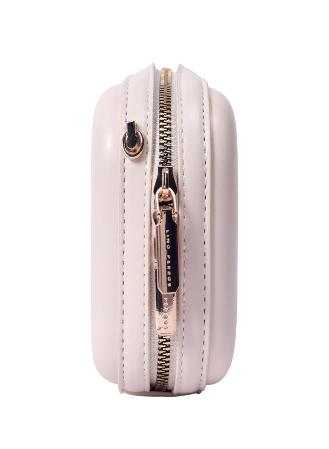 Lino Perros Womens Beige Sling Bag - Image 4