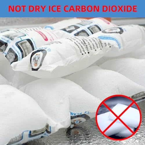 WORLD-BIO Shipping Ice Packs Small Cold Packs for Food Shipping, Long Lasting Dry Ice Packs for Coolers, Reusable Ice Sheets for Coolers Freezer Packs, 96 Cells - Image 4
