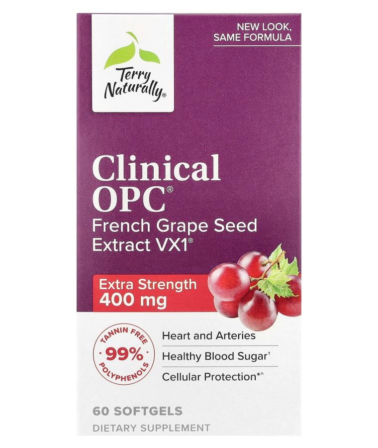 Terry Naturally Clinical OPC® 400 mg 60 Softgels