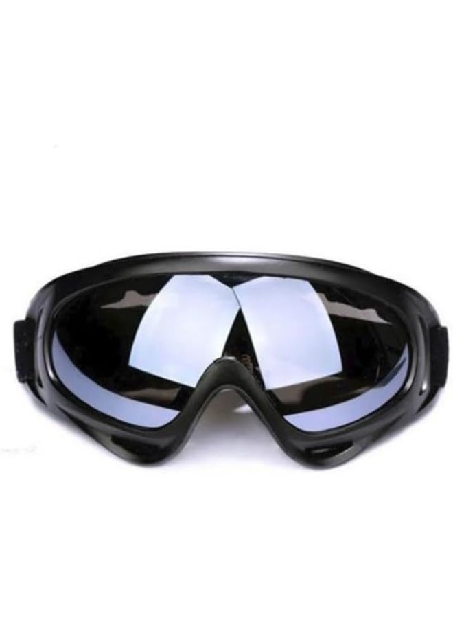 نظارات الدراجات النارية باللون الأسود - Image 1