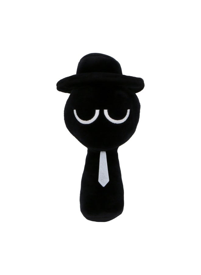 2025 منتجات جديدة عبر الحدود Sprunki Plush Rhythm Box دمية لعبة دمية محيطة - المواصفات: دمية روبوت صفراء رمادية - Image 4