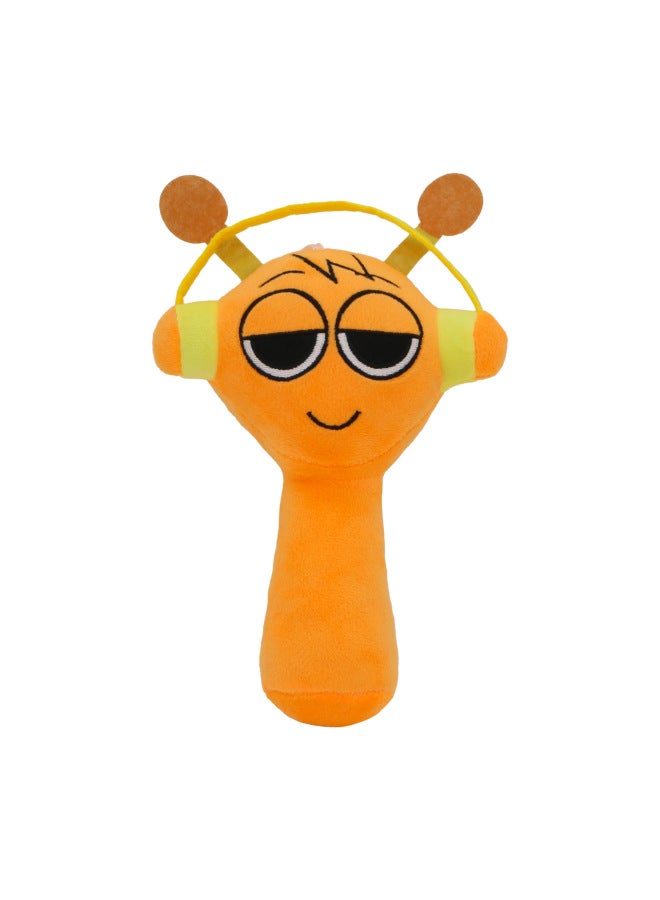 2025 منتجات جديدة عبر الحدود Sprunki Plush Rhythm Box دمية لعبة دمية محيطة - المواصفات: دمية روبوت صفراء رمادية - Image 3