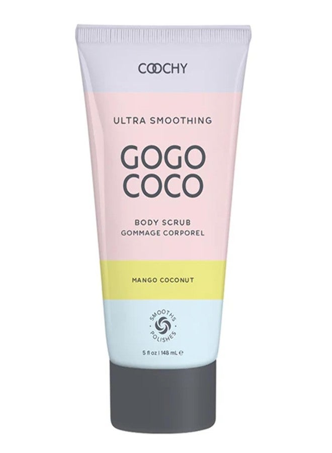 Coochy Ultra Smoothing Body Scrub | Gentle Exfoliating Body Scrub for Sensitive Skin | Removes Dead Skin Cells, Prevents Ingrowns | Paraben-free, Cruelty-free | Mango Coconut 5 oz/148 mL - Image 2