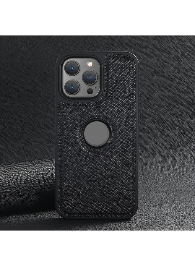 Suteni Case For iPhone 12 Pro Max G1 Cross Texture MagSafe Phone Case - Image 2