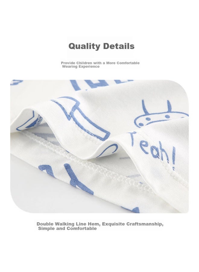 Top melon Dingguagua Children's Vest Set, Boys' Ice Silk Pajamas, Summer Thin Style, For Older Children, Sleeveless, For Young Boys, Baby Home Wear - Image 3