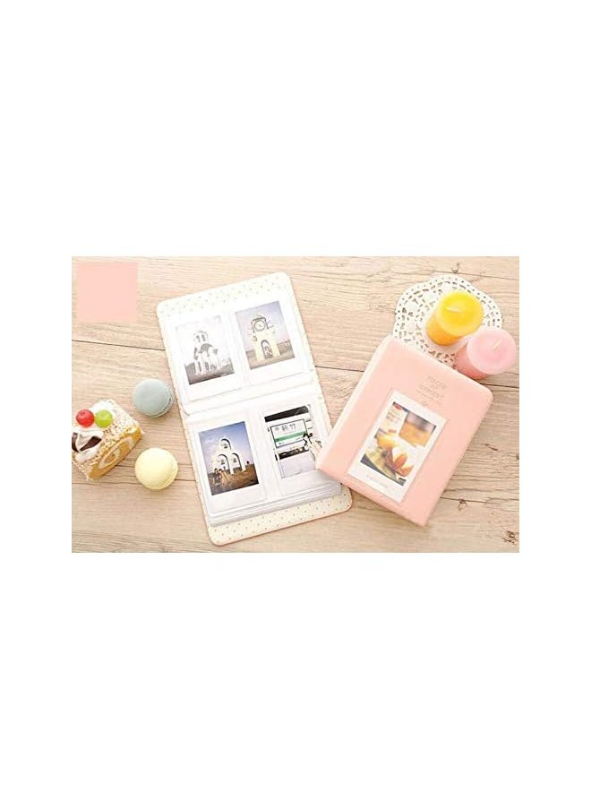 The Bros Instax Photo Album Films Book Compatible with Fujiflm Instax Mini 12 11 9 8+ 8 7s 25 26 50s 70 90/Polaroids Z2300 Pic-300P/HP Sprocket/Hellokitty/Kodak Smile Printomatic (64 pockets, Pink)  - Image 3