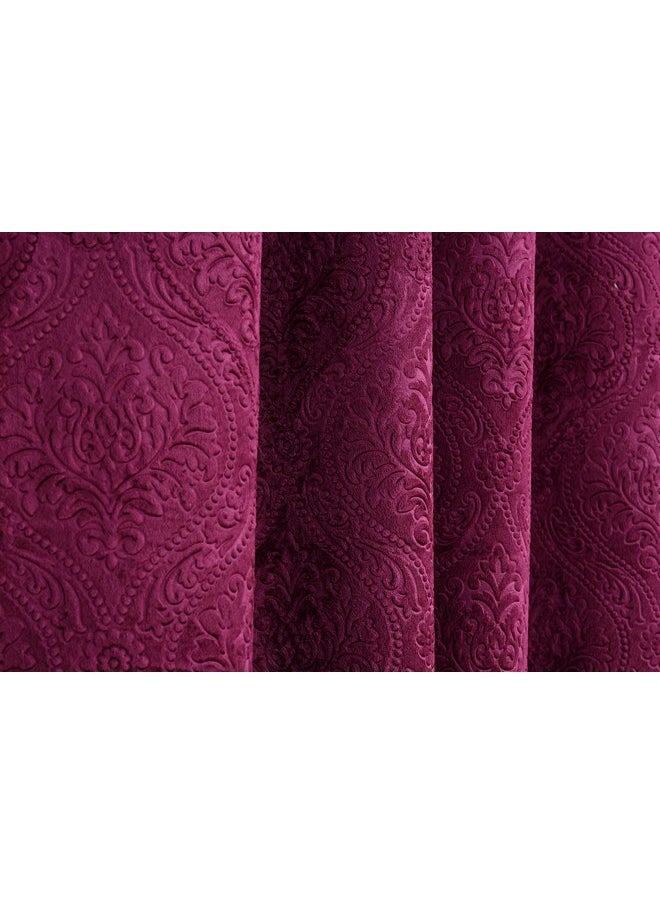 Homefab India 2 Piece Velvet Window Curtains - 5 feet, Wine - pzsku/Z4B4B79B6744E8E9EAAAEZ/45/_/1738305789/b75b19a2-21d7-42b4-b833-7797a51f13e0