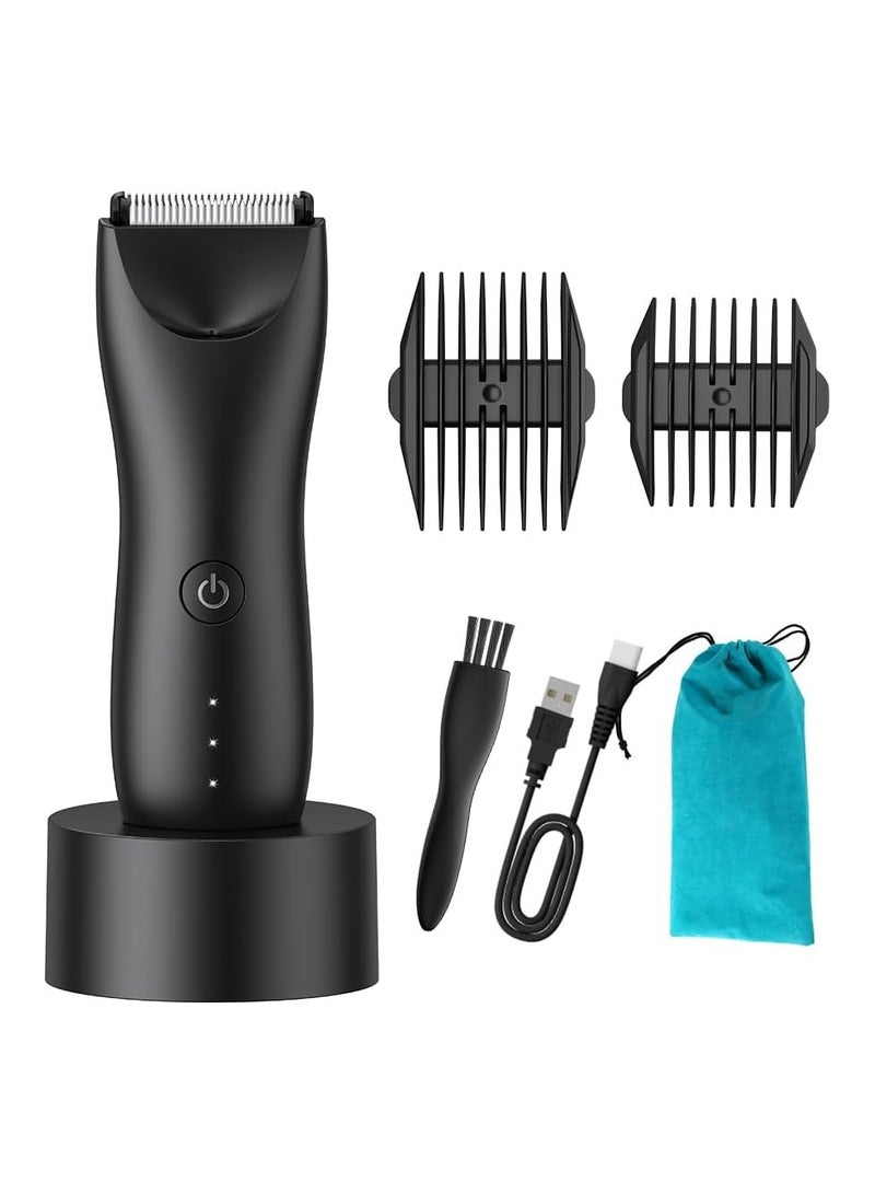 ENSSU Professional LED Spotlight Body Hair Trimmer - Electric Clippers for Men and Women - Beard, Body & Face Grooming - Barber-Quality Cutter - Waterproof, Low Noise - Wet & Dry Use - Image 1