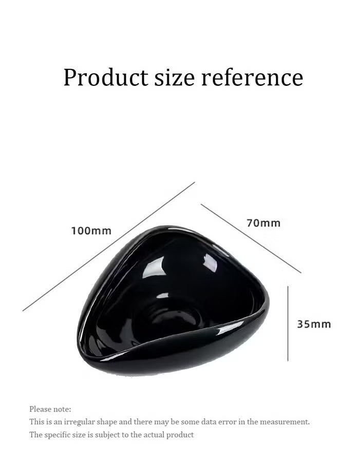 Generic Coffee Beans Dosing Cup, Coffee Dosing Tray, Ceramic Dosing Vessel, Loose Leaf Tea Vessel ,Single Dose Measuring Tray, Black  - Image 4