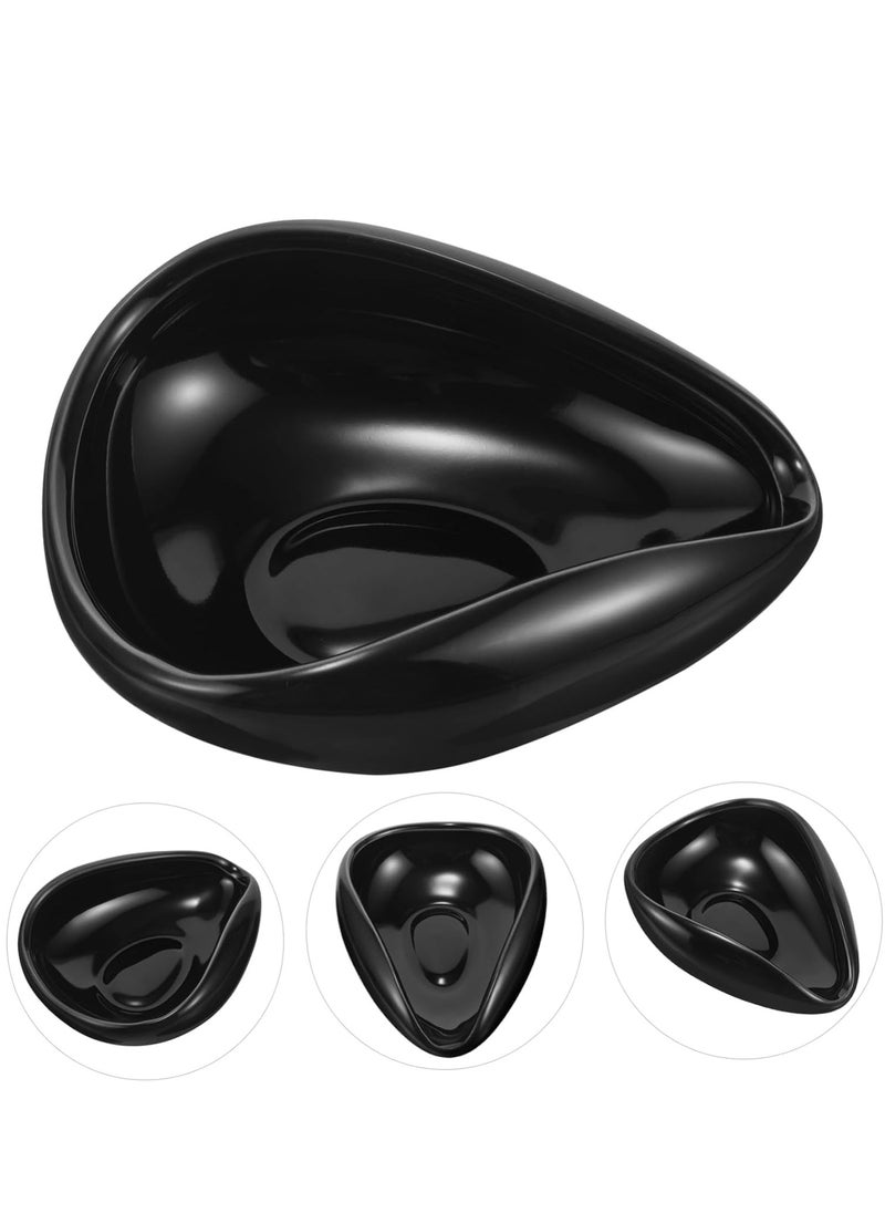 Generic Coffee Beans Dosing Cup, Coffee Dosing Tray, Ceramic Dosing Vessel, Loose Leaf Tea Vessel ,Single Dose Measuring Tray, Black  - Image 2