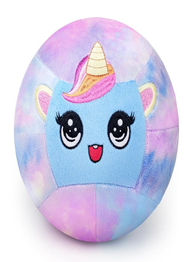 JoyCat Silent Basketball, Inflatable Soft Plush Toddler Basketball, Soundless Ball for Indoor Training and Quiet Dribbling, Unicorn Ball Gift for Girls Boys Ages 2 3 4 5 6 - Image 1