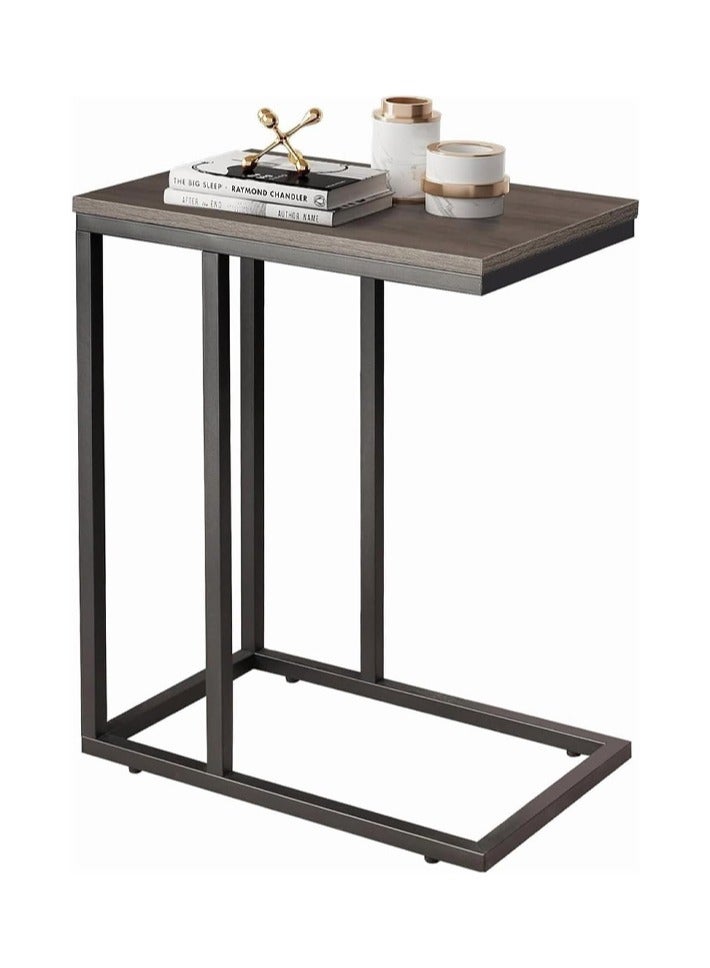 dida-cosmos Side Table, C Shaped End Table for Couch, Sofa and Bed, Large Desktop C Table for Living Room, Bedroom, Bedside - Image 1