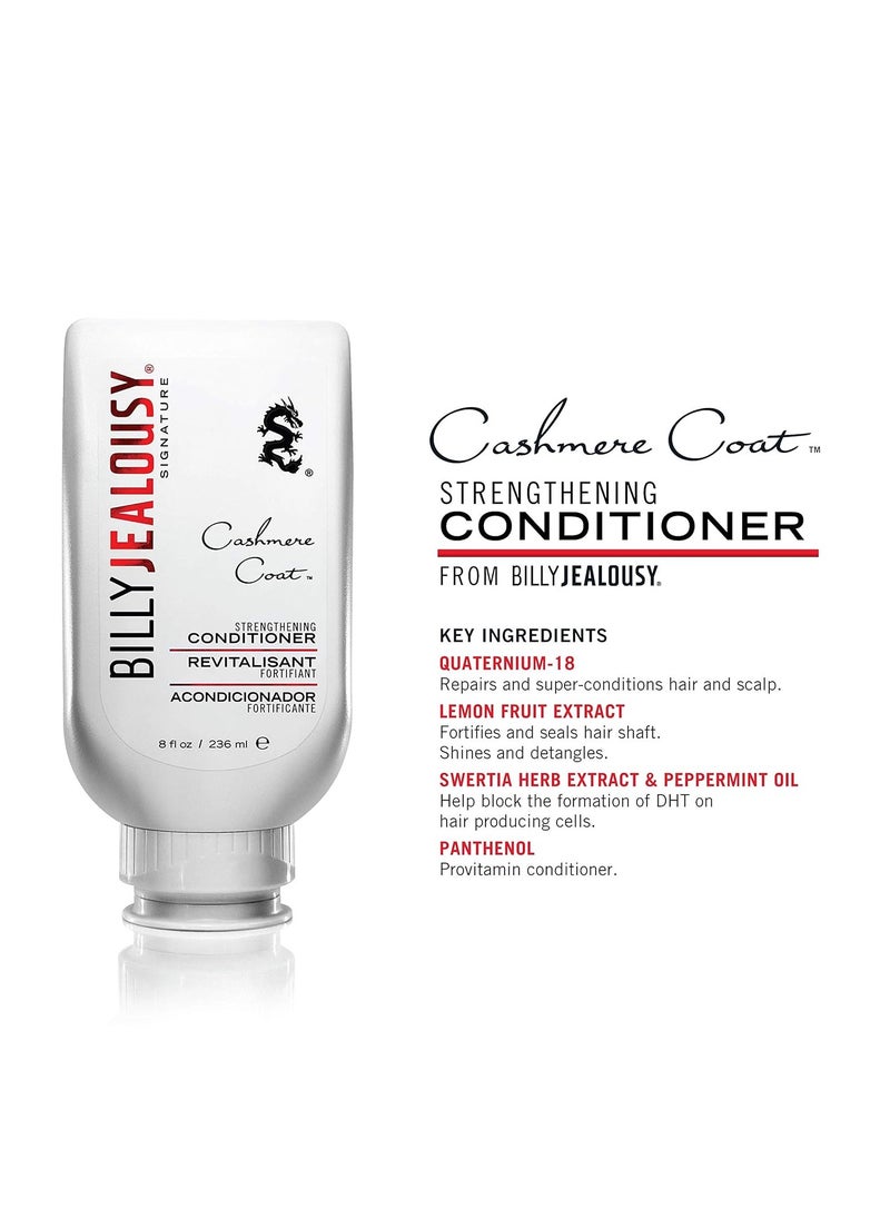 Billy Jealousy Billy Jealousy Cashmere Coat Hair Conditioner for Men, Strengthening & Hydrating Conditioner Infused with Peppermint, Lemon Fruit & Swertia Extract Ideal for Fine, Thinning Hair  - Image 2