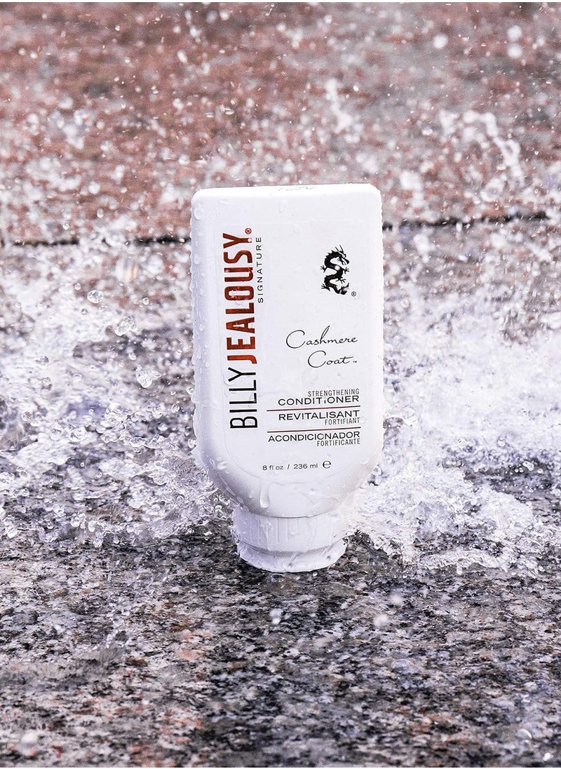 Billy Jealousy Billy Jealousy Cashmere Coat Hair Conditioner for Men, Strengthening & Hydrating Conditioner Infused with Peppermint, Lemon Fruit & Swertia Extract Ideal for Fine, Thinning Hair  - Image 3