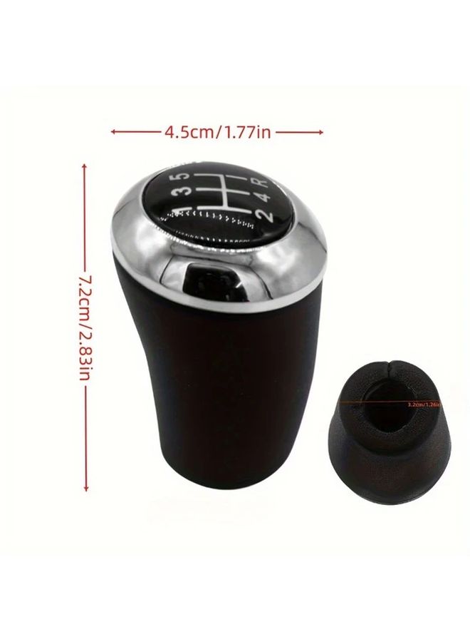 Manual Shift Lever Head with Silvery Ring for 5 Speed Transmission 2005 2013 Models - Image 2