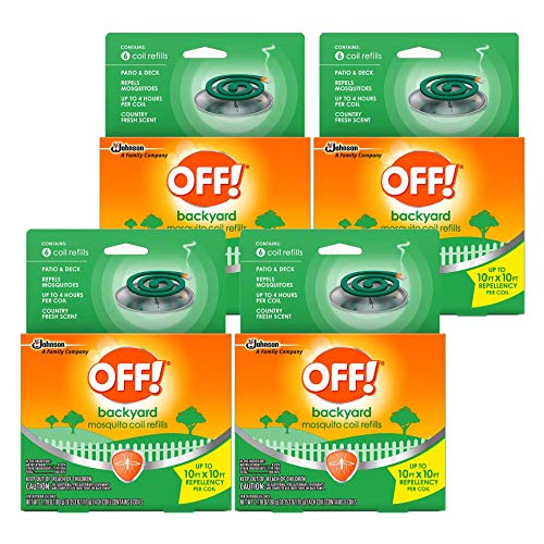 Off! Country Fresh Scent Mosquito Coil III Refills, 6 refills (Pack of 4) - Image 1