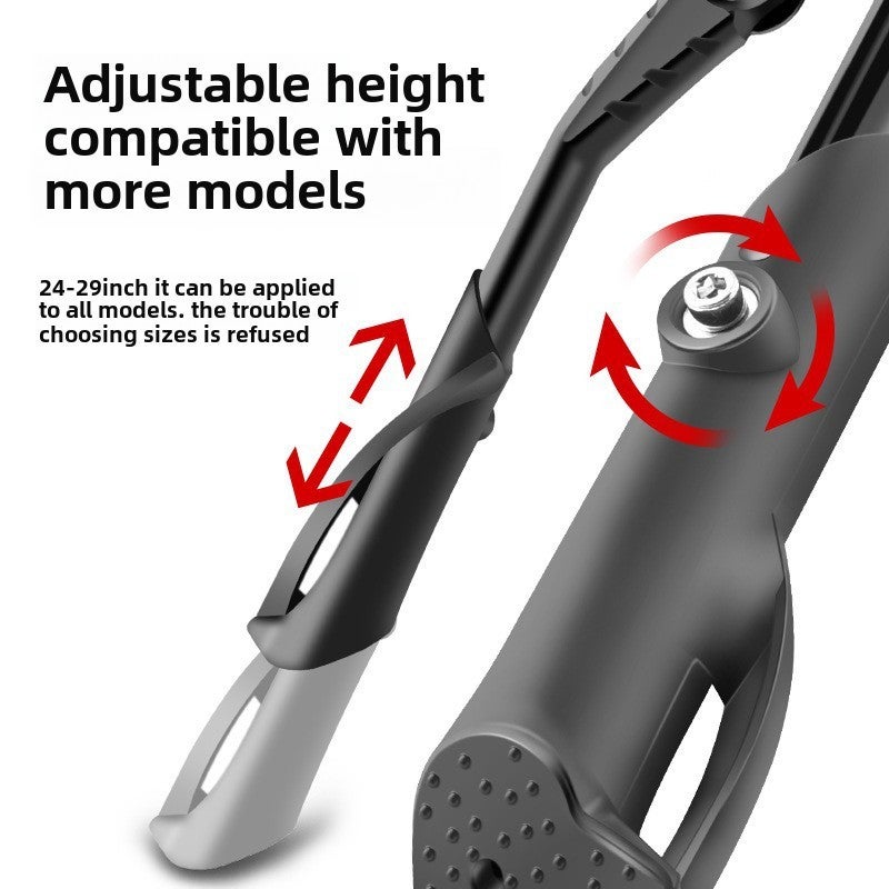 Bicycle Support Mountain Road Bike Aluminum Alloy Side Support Foot Support Double Hole Adjustable Support Cycling Equipment(Three-hole style, Free size) - Image 4