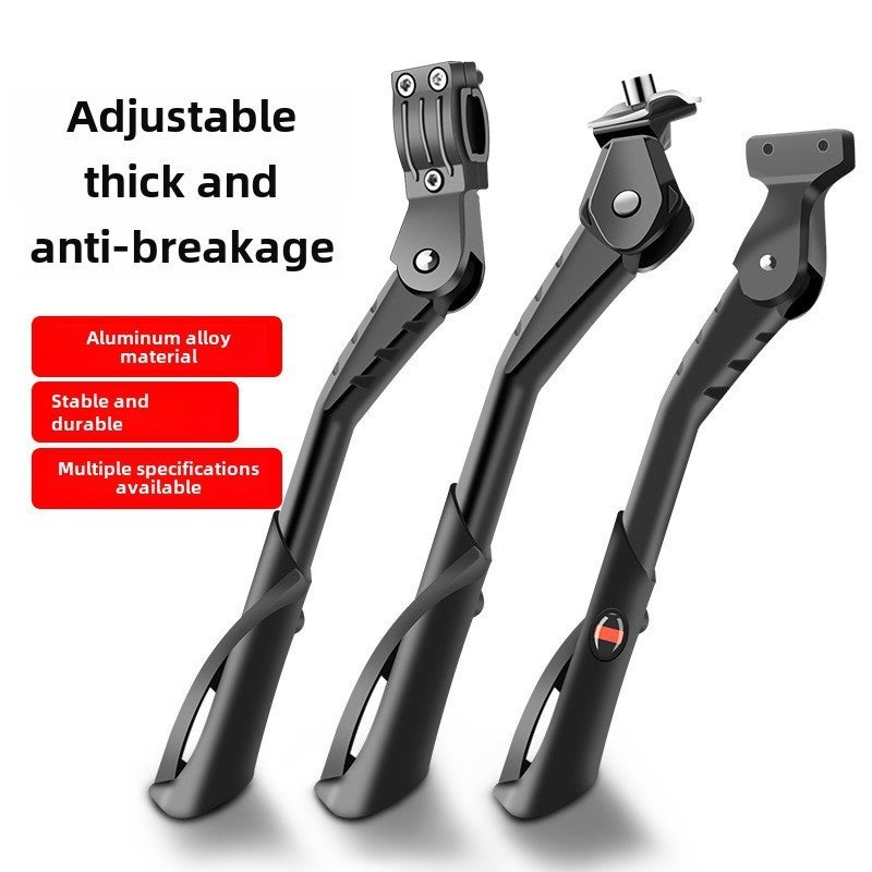 Bicycle Support Mountain Road Bike Aluminum Alloy Side Support Foot Support Double Hole Adjustable Support Cycling Equipment(Three-hole style, Free size) - Image 2