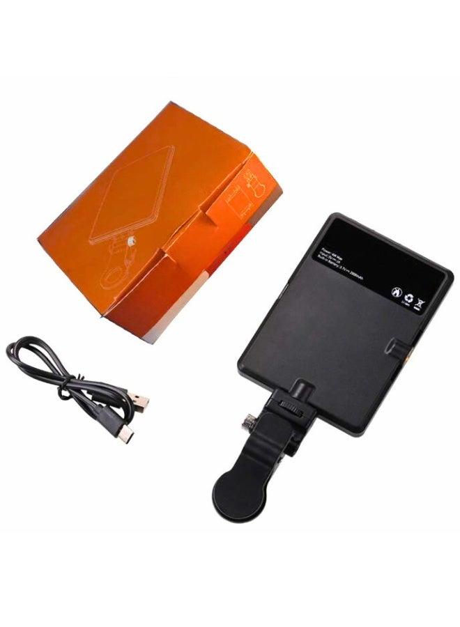 TRADEGATE Rechargeable Mobile Phone Selfie LED Video Light Clip – Portable Photography Fill Light with USB Cable Ideal for Vlogging, Makeup & Photography - Image 2