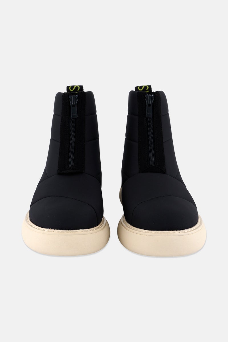 TOMS Women Alpargata Mallow Puffer Zip Up Ankle Boots, Black - Image 3