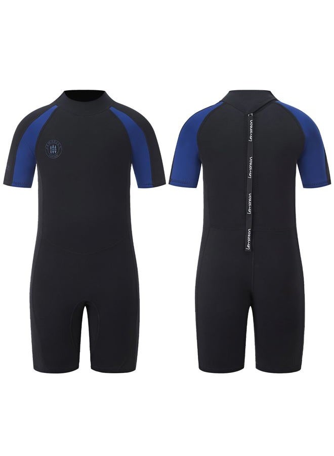 Lemorecn Wetsuits Youth Premium Neoprene 2mm Youth's Shorty Swim Suits(4021,US10) - Image 1
