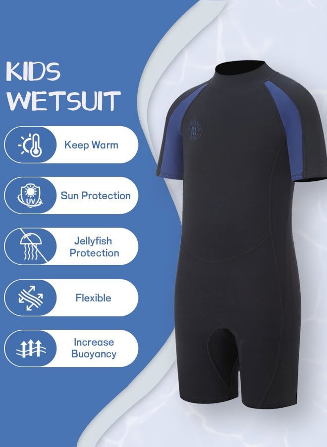 Lemorecn Wetsuits Youth Premium Neoprene 2mm Youth's Shorty Swim Suits(4021,US10) - Image 5