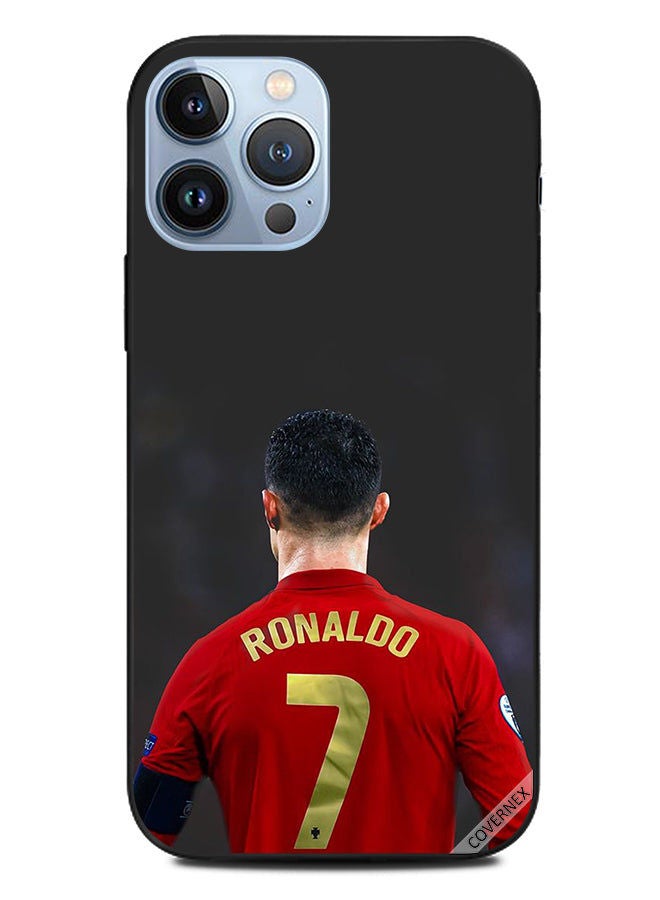 Covernex Protective Case Cover For Apple iPhone 13 Pro Max Ronaldo The Goat Of Football - Image 1