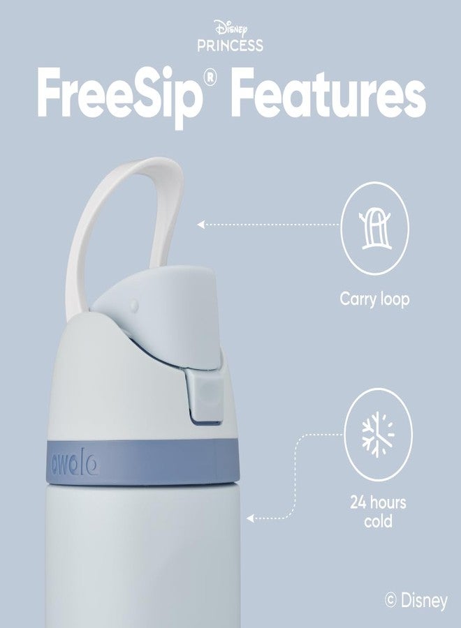 Owala Disney Princess FreeSip Insulated Stainless Steel Water Bottle with Straw for Sports and Travel, BPA-Free Sports Water Bottle, 24 oz, Cinderella - Image 3