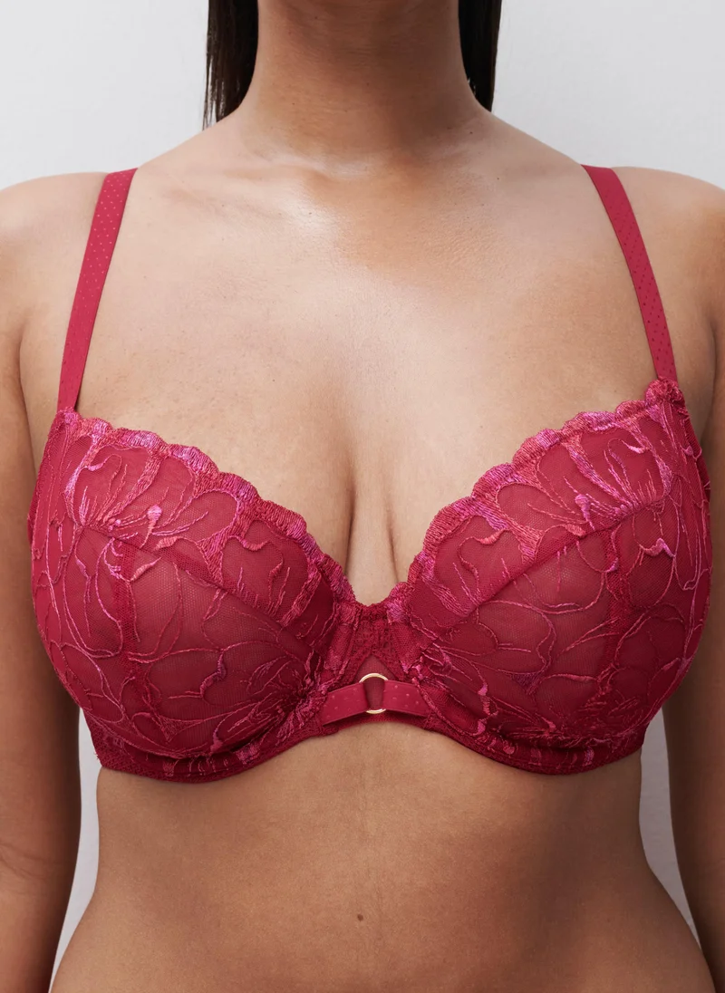 Chantelle Chantelle Fleurs-Covering Underwired Bra