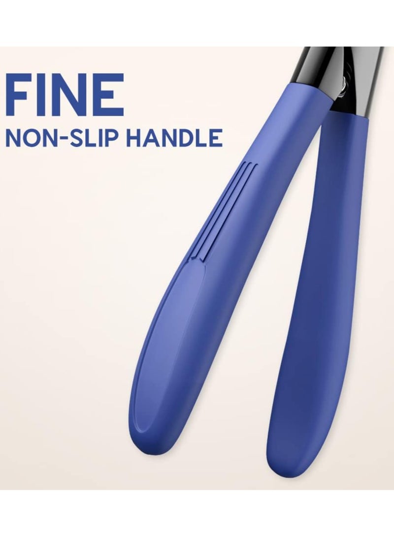 Kimaya Nail Clippers, Heavy Duty Stainless Steel Toenail Clippers with Fingernail File Suitable for Thick Fingernails and Toenails, Professional Nail Trimming Tools (Blue) - Image 2