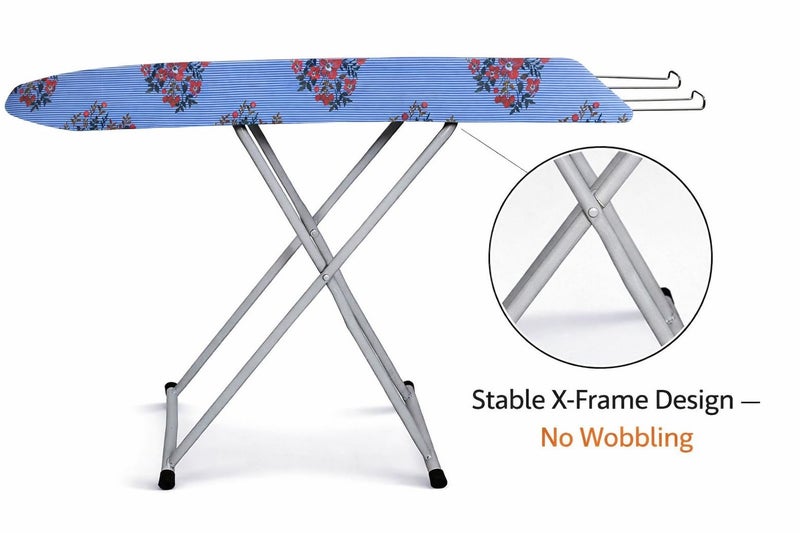 Maanit Wooden Heavy Self Standing Ironing Board/Table 18 Inch | Foldable Portable Iron Board with Iron Stand | Strong Stable Base for Home Use - Image 5