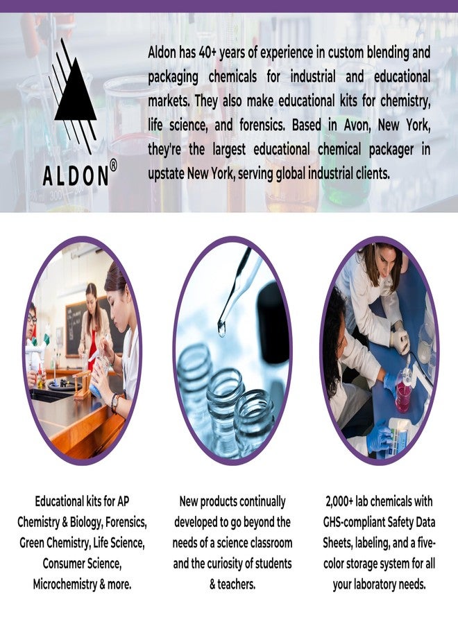 ALDON Innovating Science Refill Pack for Forensic Chemistry of Blood Types Kit IS9008 - Image 4