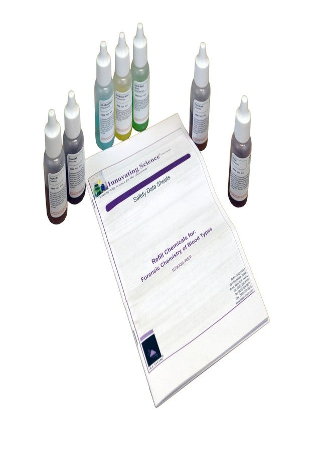 ALDON Innovating Science Refill Pack for Forensic Chemistry of Blood Types Kit IS9008 - Image 1