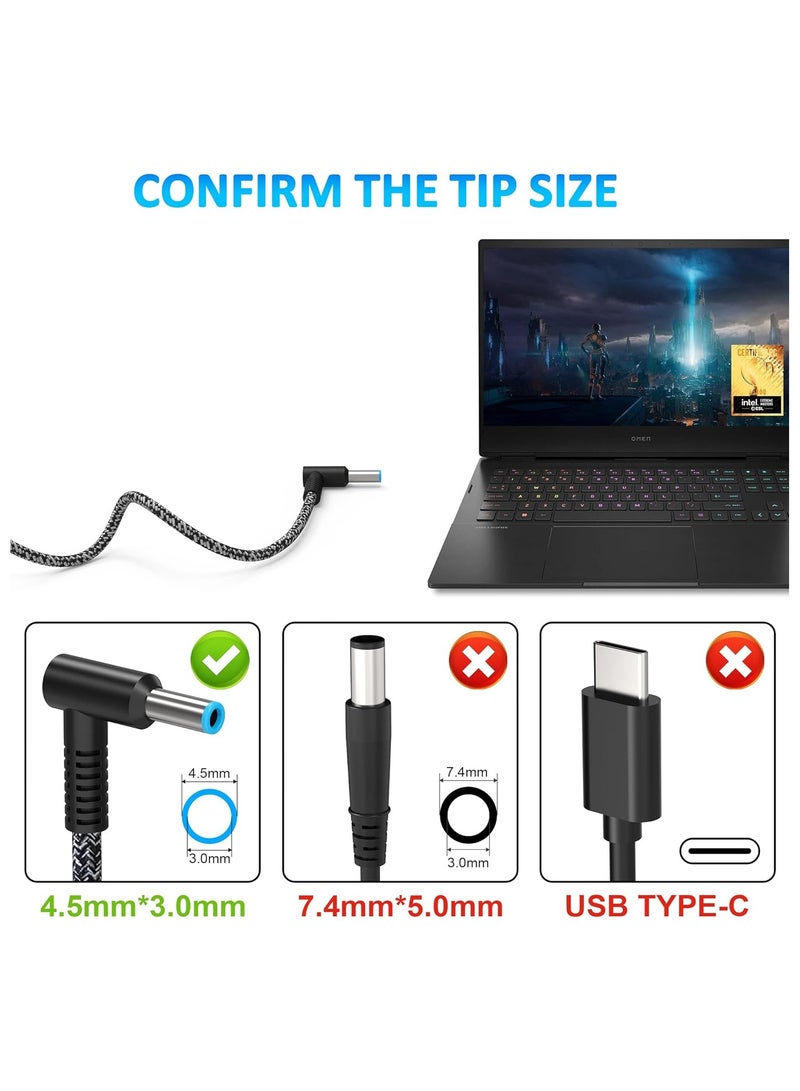 200W Charger for HP Pavilion Gaming 15-DK0011LA, TPN-DA10 L00818-850 ADP-200HB B W2F75AA Laptop Replacement Adapter - Image 4