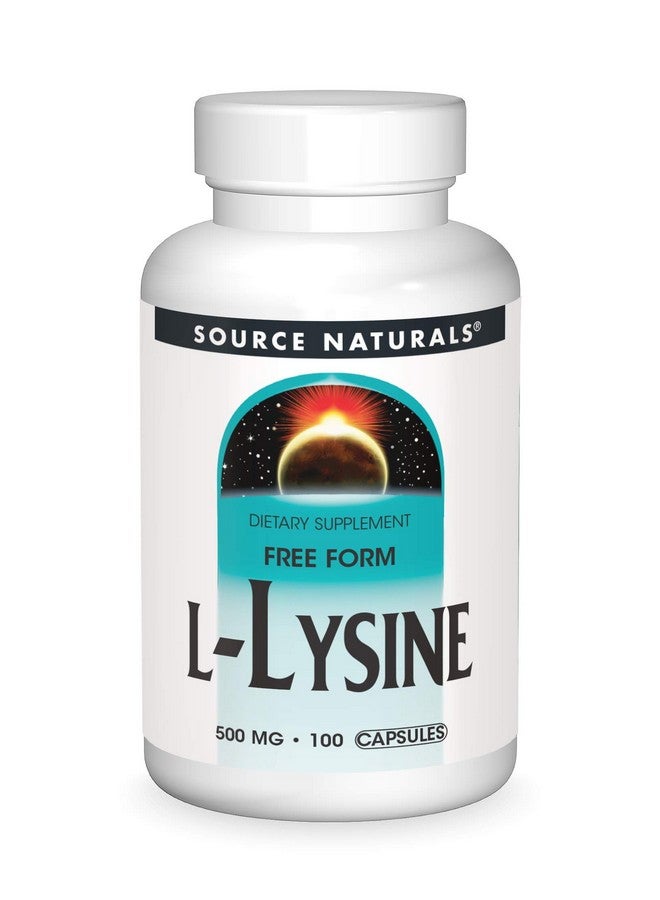 Source Naturals مكمل الأحماض الأمينية ليزين حر يدعم تكوين الطاقة والكولاجين 100 كبسولة - Image 2