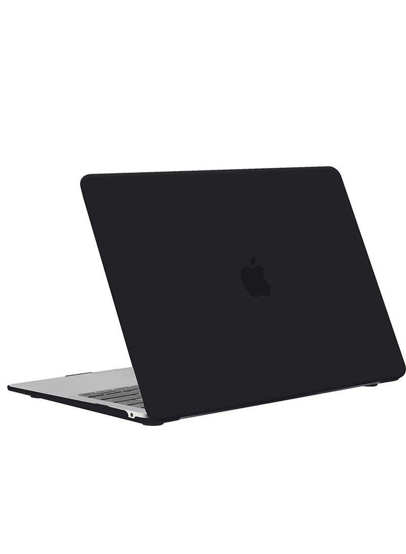 MacBook Air 13-inch Case 2022 2021 2020 2019 2018 Release A2337 M1 A2179 A1932 Retina Display Plastic Hard Shell Case With Keyboard Cover Skin Black - Image 5