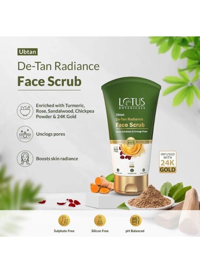لوتس بوتنيكال غسول الوجه "لوتس بوتانيكالز" (Lotus Botanicals) بتركيبة "أوبتان" (Ubtan) لإزالة التسمير وتعزيز الإشراق (100 مل) مع مقشر الوجه بتركيبة "أوبتان" لإزالة التسمير وتعزيز الإشراق (100 مل) - عبوة ثنائية - Image 3